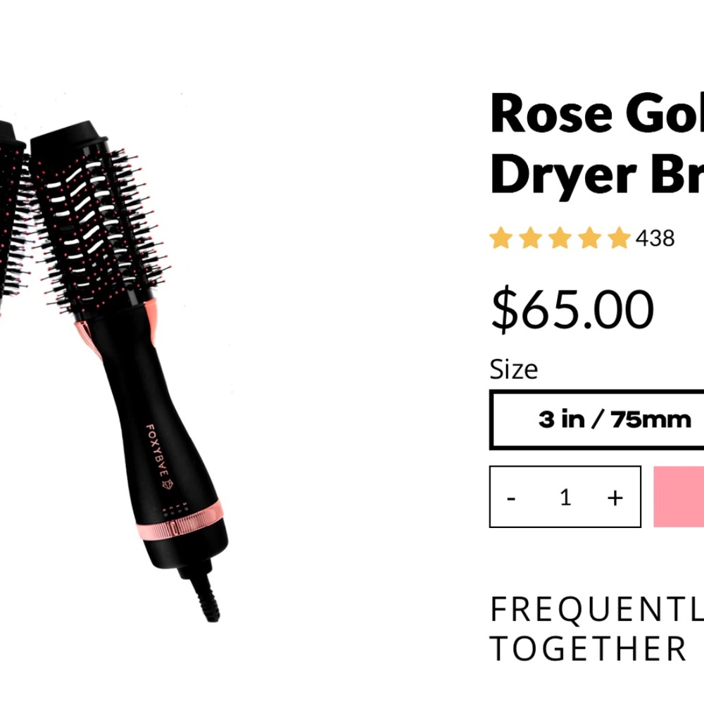 Foxy bae blowout brush